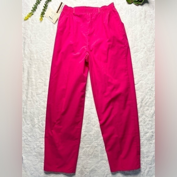 Vintage Deadstock 1990 NWT Koret High Waist Straight Leg Mom Pants in Fuchsia 12 - Picture 2 of 16